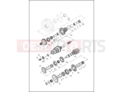Harley-Davidson 2013 DYNA DYNA FAT BOB  - FXDF TRANSMISSION GEARS