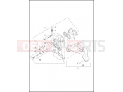 Harley-Davidson 2013 DYNA DYNA WIDE GLIDE  - FXDWG BRAKE CALIPER, REAR