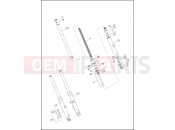 Harley-Davidson 2013 SOFTAIL BLACKLINE  - FXS FORK, FRONT - FXS