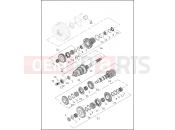 Harley-Davidson 2013 SOFTAIL BLACKLINE  - FXS 103 TRANSMISSION GEARS