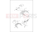 Harley-Davidson 2013 SOFTAIL SOFTAIL BREAKOUT  - FXSB LICENSE PLATE BRACKETS - FXSB