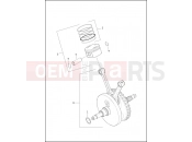 HARLEY-DAVIDSON SOFTAIL STANDARD  - FXST PISTONS & FLYWHEEL ASSEMBLY - TWIN CAM 103â¢