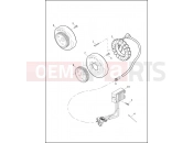 Harley-Davidson 2013 SPORTSTER SPORTSTER 1200 CUSTOM LIMITED A  - XL1200CA ALTERNATOR & REGULATOR