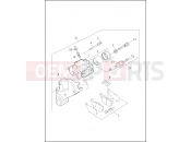 Harley-Davidson 2013 SPORTSTER SPORTSTER 1200 CUSTOM ANV  - XL1200C ANV BRAKE CALIPER, REAR - XR1200X