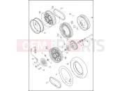 Harley-Davidson 2013 TOURING ULTRA CLASSIC  - FLHTCU WHEELS, REAR (2 OF 2)