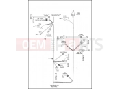 HARLEY-DAVIDSON VRSCDX NIGHT ROD SPECIAL  - VRSCDX 105 WIRING HARNESS, MAIN - NON ABS (2 OF 3)
