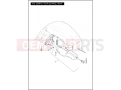 Harley-Davidson 2012 CVO/CUSTOM CVO STREET GLIDE  - FLHXSE3 TAIL LAMP & TURN SIGNALS, REAR