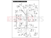 Harley-Davidson 2012 CVO/CUSTOM CVO STREET GLIDE  - FLHXSE3 WIRING HARNESS, INTERCONNECT (2 OF 2)
