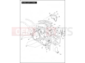 Harley-Davidson 2012 CVO/CUSTOM CVO ROAD GLIDE  - FLTRXSE FRAME & JIFFY STAND (2 OF 2)
