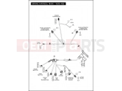 HARLEY-DAVIDSON DYNA SWITCHBACK  - FLD WIRING HARNESS, MAIN, NON-ABS (5 OF 5)