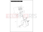 HARLEY-DAVIDSON DYNA SWITCHBACK  - FLD 103 PISTONS & FLYWHEEL ASSEMBLY - TWIN CAM 96â¢
