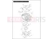 HARLEY-DAVIDSON DYNA SWITCHBACK  - FLD 103 TRANSMISSION HOUSING & OIL PAN