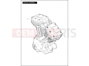 Harley-Davidson 2012 DYNA DYNA LOW RIDER  - FXDL ENGINE ASSEMBLY - TWIN CAM 96â¢