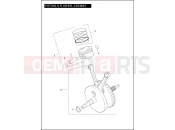 Harley-Davidson 2012 POLICE ELECTRA GLIDE STANDARD POLICE  - FLHTP PISTONS & FLYWHEEL ASSEMBLY - TWIN CAM 103â¢