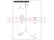 Harley-Davidson 2012 POLICE ELECTRA GLIDE STANDARD POLICE  - FLHTP WIRING HARNESS, CONSOLE - FLHP