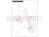 HARLEY-DAVIDSON FAT BOY  - FLSTF BRAKE LINES, FRONT, ABS