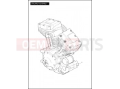 HARLEY-DAVIDSON FAT BOY  - FLSTF ENGINE ASSEMBLY - TWIN CAM 103â¢