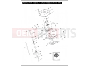 Harley-Davidson 2012 SOFTAIL FAT BOY LO  - FLSTFB ROCKER ARM ASSEMBLY & PUSH RODS - TWIN CAM 96â¢