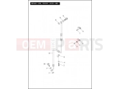 HARLEY-DAVIDSON BLACKLINE  - FXS 103 BRAKE LINES, FRONT, NON-ABS