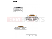 HARLEY-DAVIDSON BLACKLINE  - FXS 103 LABELS