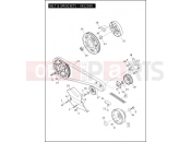 Harley-Davidson 2012 SPORTSTER SEVENTY-TWO  - XL1200V BELT & SPROCKETS - XR1200X