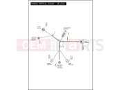Harley-Davidson 2012 SPORTSTER SEVENTY-TWO  - XL1200V WIRING HARNESS, ENGINE - XR1200X