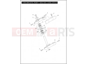 Harley-Davidson 2012 SPORTSTER SUPERLOW  - XL883L FORK BRACKETS, FRONT - 883L/N/R, 1200C/CP/N/V/X