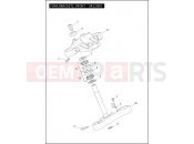 Harley-Davidson 2012 SPORTSTER SUPERLOW  - XL883L FORK BRACKETS, FRONT - XR1200X