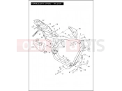 Harley-Davidson 2012 SPORTSTER SUPERLOW  - XL883L FRAME & JIFFY STAND - XR1200X