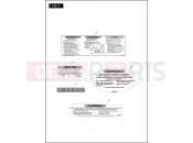 Harley-Davidson 2012 SPORTSTER SUPERLOW  - XL883L LABELS