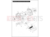 Harley-Davidson 2012 TOURING ROAD KING CLASSIC  - FLHRC CRANKCASE, ENGINE OIL FILTER & COOLER - TWIN CAM 103â¢