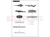 HARLEY-DAVIDSON ELECTRA GLIDE CLASSIC  - FLHTC FUEL TANK TRIM