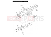 Harley-Davidson 2012 TOURING ROAD GLIDE ULTRA  - FLTRU TRANSMISSION BEARINGS & COVERS