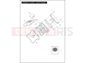 HARLEY-DAVIDSON V-ROD MUSCLE  - VRSCF 105 CAMSHAFT COVERS - FRONT SHOWN