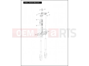 HARLEY-DAVIDSON V-ROD MUSCLE  - VRSCF 105 FORK, FRONT BRACKET