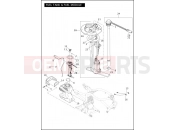 HARLEY-DAVIDSON V-ROD MUSCLE  - VRSCF 105 FUEL TANK & FUEL MODULE