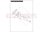 Harley-Davidson 2011 CVO/CUSTOM CVO STREET GLIDE  - FLHXSE2 TAIL LAMP & TURN SIGNALS, REAR