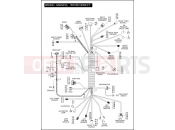 Harley-Davidson 2011 CVO/CUSTOM CVO STREET GLIDE  - FLHXSE2 WIRING HARNESS, INTERCONNECT (1 OF 2)