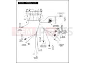 Harley-Davidson 2011 CVO/CUSTOM CVO SOFTAIL CONVERTIBLE  - FLSTSE2 WIRING HARNESS, MAIN (2 OF 3)