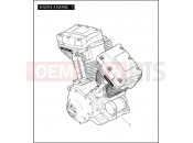 Harley-Davidson 2011 CVO/CUSTOM CVO ROAD GLIDE  - FLTRUSE ENGINE ASSEMBLY - TWIN CAM 110â¢