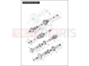 Harley-Davidson 2011 DYNA DYNA LOW RIDER  - FXDL TRANSMISSION GEARS