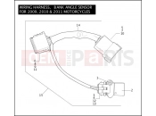HARLEY-DAVIDSON STANDARD SIDECAR  - TLE WIRING HARNESS, BANK ANGLE SENSOR FOR 2009, 2010 & 2011 MOTORCYCLES