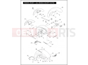 HARLEY-DAVIDSON BLACKLINE  - FXS FENDER, FRONT - ALL MODELS EXCEPT FLSTSB