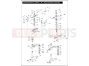 HARLEY-DAVIDSON BLACKLINE  - FXS FORK BRACKETS, FRONT - ALL EXCEPT FLSTSB
