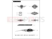 HARLEY-DAVIDSON BLACKLINE  - FXS FUEL TANK TRIM