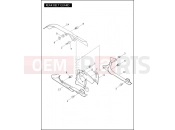 HARLEY-DAVIDSON BLACKLINE  - FXS REAR BELT GUARD