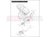 Harley-Davidson 2011 TOURING ULTRA CLASSIC  - FLHTCU ENGINE MOUNTS & STABILIZER LINK