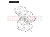 Harley-Davidson 2011 TOURING ULTRA CLASSIC  - FLHTCU 103 ENGINE ASSEMBLY - TWIN CAM 96â¢