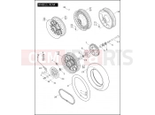 Harley-Davidson 2011 TOURING ULTRA CLASSIC  - FLHTCU 103 WHEELS, REAR (2 OF 2)