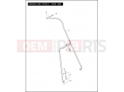 Harley-Davidson 2011 TOURING STREET GLIDE  - FLHX 103 BRAKE LINE, FRONT - NON-ABS